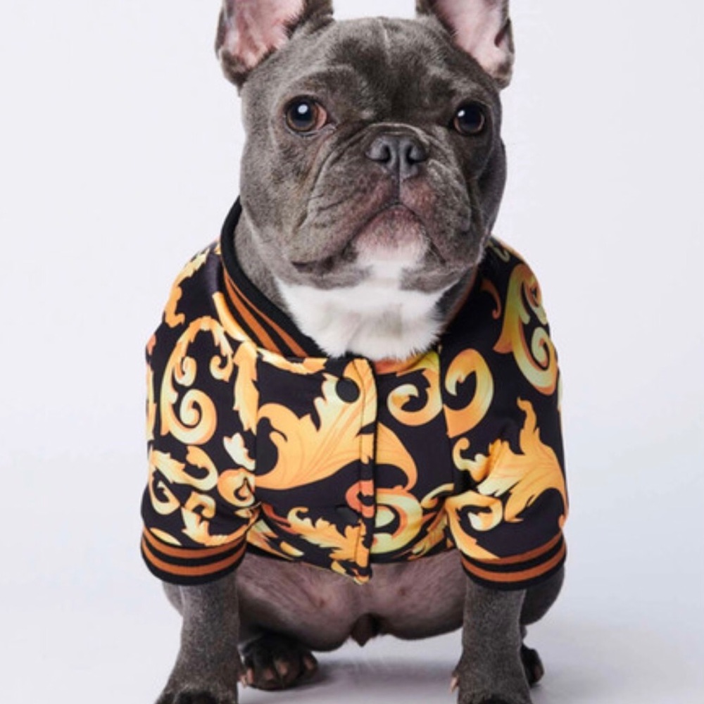 Dog button shirt